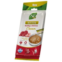 N&D Prime Λιχουδιά Γάτας Treat Cream with Chicken & Tuna Kitten 60gr
