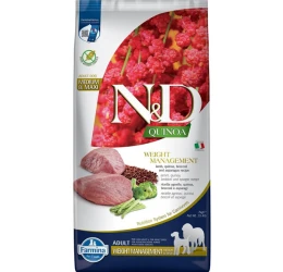 N&D Quinoa Weight Management Adult Medium & Maxi Lamb 7kg N&D Quinoa Weight Management Adult Medium & Maxi Lamb 7kg