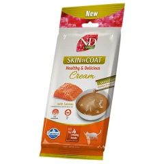 N&D Quinoa Λιχουδιά Γάτας Treat Cream Skin & Coat with Salmon 60gr