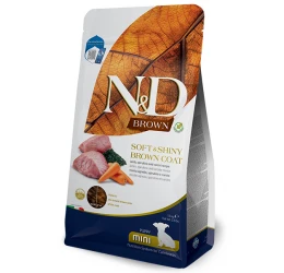 N&D Dog Brown Lamb & Spirulina Puppy Mini με Αρνί 1,5kg N&D Dog Brown Lamb & Spirulina Puppy Mini με Αρνί 1,5kg