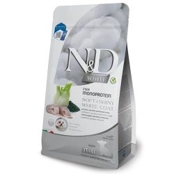 N&D Dog White Sea Bass & Spirulina Puppy Mini με Λαβράκι 1,5kg N&D Dog White Sea Bass & Spirulina Puppy Mini με Λαβράκι 1,5kg