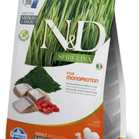 FARMINA ND Dog Spirilin Medium Maxi Hering – 7 Kg, Trockenfutter Für Mittelgroße Bis Große Hunde