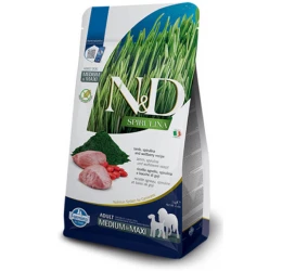 N&D Grain Free Spirulina Lamb & Wolfberry Αdult Μedium & Μaxi 2kg