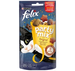 Felix Party Mix Original 60gr με Κοτόπουλο, Συκώτι & Γαλοπούλα Felix Party Mix Original 60gr με Κοτόπουλο, Συκώτι & Γαλοπούλα