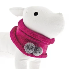 Πλεκτό Κασκόλ Ferribiella Neck Large 38-50cm Ροζ Πλεκτό Κασκόλ Ferribiella Neck Large 38-50cm Ροζ