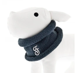 Πλεκτό Κασκόλ Ferribiella Neck Small 18-28cm Μπλε Πλεκτό Κασκόλ Ferribiella Neck Small 18-28cm Μπλε