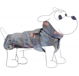 Αδιάβροχο Παλτό Σκύλου Ferribiella Illusion Reflective Raincoat 39cm Blue - Orange Αδιάβροχο Παλτό Σκύλου Ferribiella Illusion Reflective Raincoat 39cm Blue - Orange