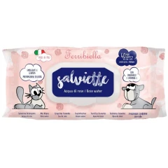 Μαντηλάκια Καθαρισμού (40τμχ) Ferribiella Rose Water για το Σκύλο ή τη Γάτα Μαντηλάκια Καθαρισμού (40τμχ) Ferribiella Rose Water για το Σκύλο ή τη Γάτα