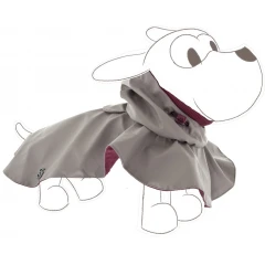 Παλτό Σκύλου Ferribiella Goccia Cape Large 50cm Μπες - Γκρι Παλτό Σκύλου Ferribiella Goccia Cape Large 50cm Μπες - Γκρι