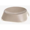 Μπολ Φαγητού και Νερού για Σκύλο και Γάτα Fiboo Beige Flat Bowl with Rubber Bands Μπεζ