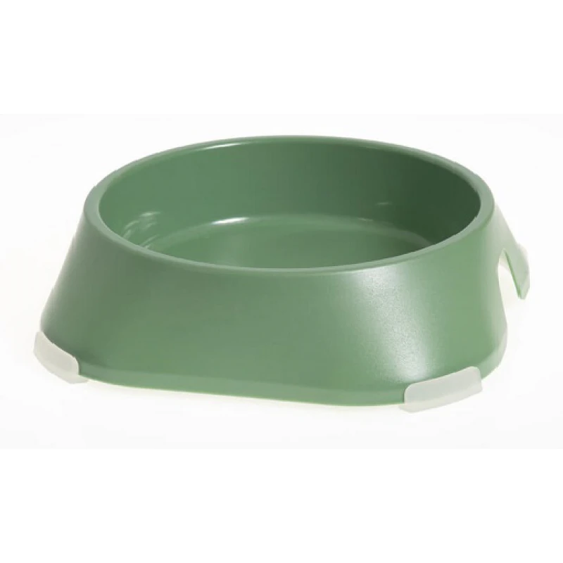 Μπολ Φαγητού και Νερού για Σκύλο και Γάτα Fiboo Green Bowl with Rubber Bands Medium 400ml Πράσινο ΣΚΥΛΟΙ