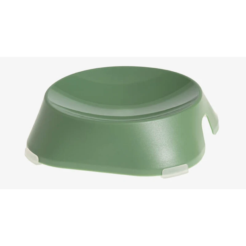 Μπολ Φαγητού και Νερού για Σκύλο και Γάτα Fiboo Green Flat Bowl with Rubber Bands Πράσινο ΣΚΥΛΟΙ