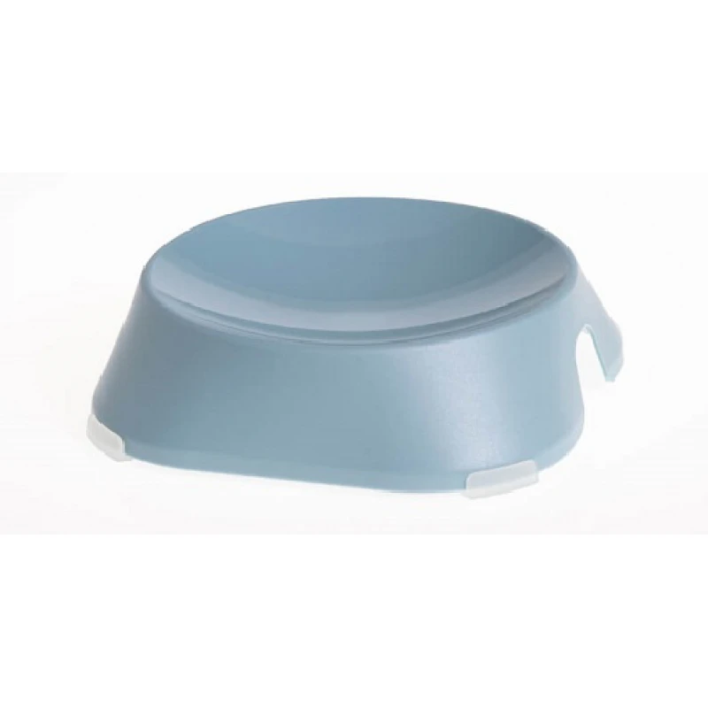 Μπολ Φαγητού και Νερού για Σκύλο και Γάτα Fiboo Light Blue Flat Bowl with Rubber Bands Γαλάζιο ΣΚΥΛΟΙ