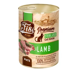 Fisi Cat Adult Sterilised Αρνί Pate 400gr Fisi Cat Adult Sterilised Αρνί Pate 400gr