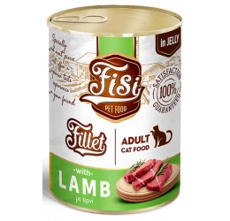 Fisi Fillet Cat Adult Αρνί σε Ζελέ 400gr Fisi Fillet Cat Adult Αρνί σε Ζελέ 400gr