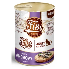 Fisi Fillet Cat Adult Γαύρος σε Ζελέ 400gr