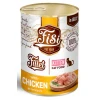 Fisi Fillet Kitten Υγρή Τροφή σε Ζελέ για Γατάκια με Κοτόπουλο 400gr