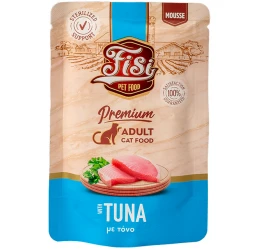 Fisi Pure Meat Cat Adult Mousse Τόνος 80gr Fisi Pure Meat Cat Adult Mousse Τόνος 80gr