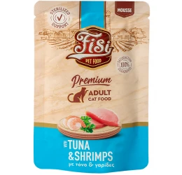 Fisi Pure Meat Cat Adult Mousse Τόνος & Γαρίδες 80gr Fisi Pure Meat Cat Adult Mousse Τόνος & Γαρίδες 80gr