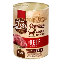 Υγρή Τροφή Σκύλου Fisi Dog Adult Beef Pate 400gr Υγρή Τροφή Σκύλου Fisi Dog Adult Beef Pate 400gr
