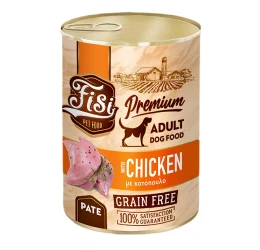 Υγρή Τροφή Σκύλου Fisi Dog Adult Chicken Pate 400gr Υγρή Τροφή Σκύλου Fisi Dog Adult Chicken Pate 400gr