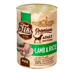 Υγρή Τροφή Σκύλου Fisi Dog Adult Lamb and Rice Pate 400gr Υγρή Τροφή Σκύλου Fisi Dog Adult Lamb and Rice Pate 400gr