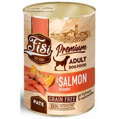 Υγρή Τροφή Σκύλου Fisi Dog Adult Salmon & Pumpkin Pate 400gr Υγρή Τροφή Σκύλου Fisi Dog Adult Salmon & Pumpkin Pate 400gr