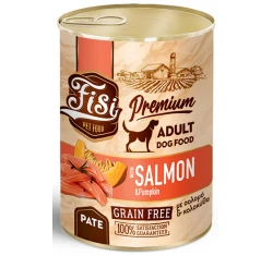 Υγρή Τροφή Σκύλου Fisi Dog Adult Salmon & Pumpkin Pate 400gr Υγρή Τροφή Σκύλου Fisi Dog Adult Salmon & Pumpkin Pate 400gr