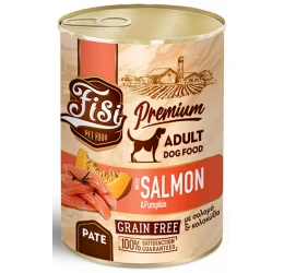 Υγρή Τροφή Σκύλου Fisi Dog Adult Salmon & Pumpkin Pate 400gr Υγρή Τροφή Σκύλου Fisi Dog Adult Salmon & Pumpkin Pate 400gr