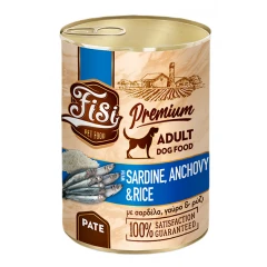 Υγρή Τροφή Σκύλου Fisi Dog Adult Sardine Anchovy and Rice Pate 400gr Υγρή Τροφή Σκύλου Fisi Dog Adult Sardine Anchovy and Rice Pate 400gr