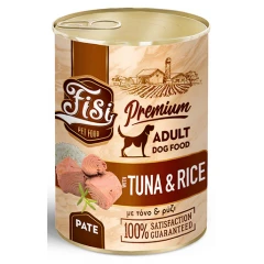 Υγρή Τροφή Σκύλου Fisi Dog Adult Tuna & Rice Pate 400gr Υγρή Τροφή Σκύλου Fisi Dog Adult Tuna & Rice Pate 400gr