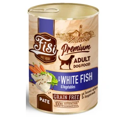 Υγρή Τροφή Σκύλου Fisi Dog Adult White Fish & Vegetables Pate 400gr Υγρή Τροφή Σκύλου Fisi Dog Adult White Fish & Vegetables Pate 400gr