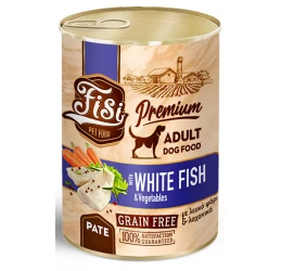 Υγρή Τροφή Σκύλου Fisi Dog Adult White Fish & Vegetables Pate 400gr Υγρή Τροφή Σκύλου Fisi Dog Adult White Fish & Vegetables Pate 400gr
