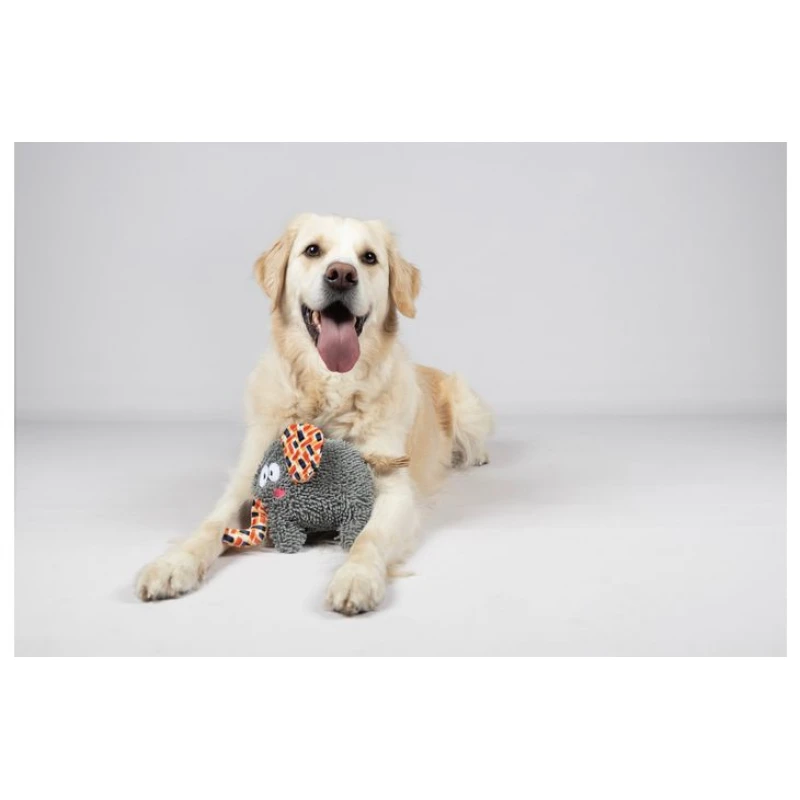 Παιχνίδι Σκύλου Λούτρινο Flamingo Saffia Elephant with Rope 24cm Γκρι Σκύλοι Παιχνίδι Σκύλου Λούτρινο Flamingo Saffia Elephant with Rope 24cm Γκρι Σκύλοι