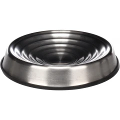 Ανοξείδωτο Μπολ Γάτας Flamingo Lajla Ασημί 200ml