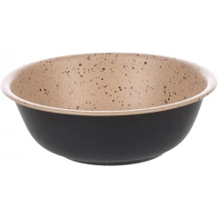 Ανοξείδωτο  Μπολ Σκύλου Flamingo Dimi Inox Μαύρο 1,93 Lt