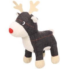 Χριστουγεννιάτικο Παιχνίδι Σκύλου Flamingo Araceli Reindeer 15x24x30cm Γκρι Χριστουγεννιάτικο Παιχνίδι Σκύλου Flamingo Araceli Reindeer 15x24x30cm Γκρι