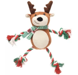 Χριστουγεννιάτικο Παιχνίδι Σκύλου Flamingo Vicente Reindeer 29x10x35cm Καφέ Χριστουγεννιάτικο Παιχνίδι Σκύλου Flamingo Vicente Reindeer 29x10x35cm Καφέ