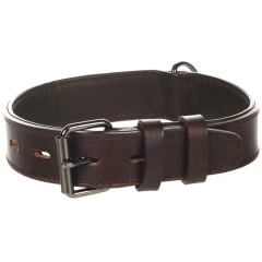 Δερμάτινο Περιλαίμιο Σκύλου Flamingo Denver Wide Large 4x49-58cm Καφέ