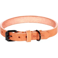 Δερμάτινο Περιλαίμιο Σκύλου Flamingo Leano Small 1,5 x 29-35cm Πορτοκαλί