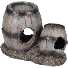 Διακοσμητικό Ενυδρείου Flamingo Barrie Grey Barrel 15x9x10 cm Διακοσμητικό Ενυδρείου Flamingo Barrie Grey Barrel 15x9x10 cm