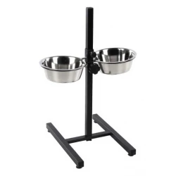 Διπλό Μπολ Flamingo Otis με Πτυσσόμενη Βάση 2x21cm 1,5L