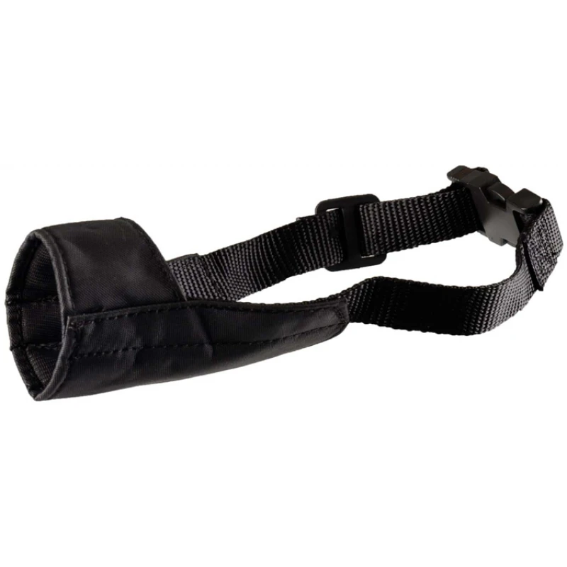 Φίμωτρο Σκύλου Flamingo Muzzle Nylon Black M 21x53-77cm Σκύλοι