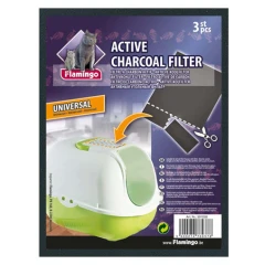 Flamingo Ανταλλακτικό Φίλτρο Ενεργού Άνθρακα για Κλειστή Τουαλέτα Γάτας 20x15cm 3τμχ Flamingo Ανταλλακτικό Φίλτρο Ενεργού Άνθρακα για Κλειστή Τουαλέτα Γάτας 20x15cm 3τμχ