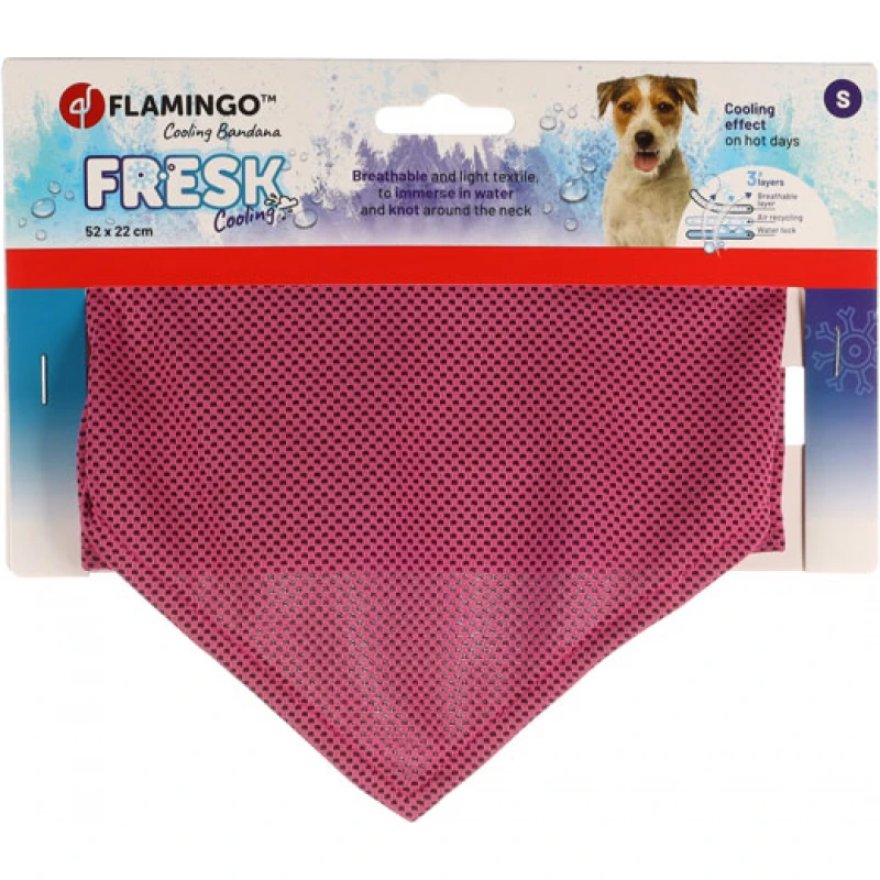 Flamingo Δροσιστική Μπαντάνα Fresk Inou S Ροζ 52x22cm Σκύλοι Flamingo Δροσιστική Μπαντάνα Fresk Inou S Ροζ 52x22cm Σκύλοι