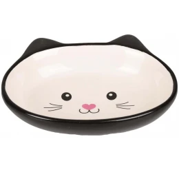 Κεραμικό Μπολ Γάτας Flamingo Isa Μαύρο 170ml 14cm Κεραμικό Μπολ Γάτας Flamingo Isa Μαύρο 170ml 14cm