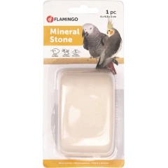 Flamingo Mineral Block Πέτρα Ασβεστίου για Πτηνά 220gr 6x9,2x3cm