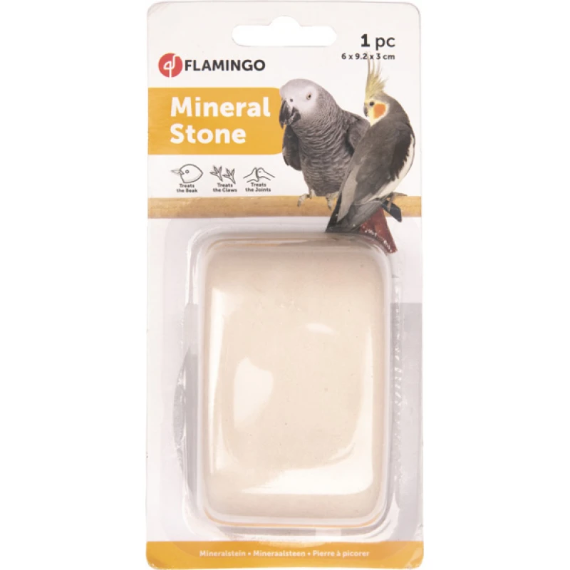 Flamingo Mineral Block Πέτρα Ασβεστίου για Πτηνά 220gr 6x9,2x3cm Πουλιά Flamingo Mineral Block Πέτρα Ασβεστίου για Πτηνά 220gr 6x9,2x3cm Πουλιά