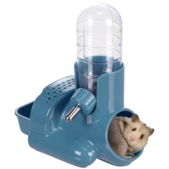 Flamingo Ταΐστρα και Ποτίστρα / Σπιτάκι για Χάμστερ Hamtaro Μπλε 15,5x11,5x17cm 124ml 