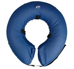 Φουσκωτό Κολάρο Ελισάβετ Flamingo για Σκύλους L 35-46cm Μπλε